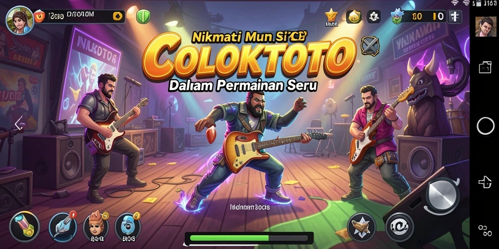 Screenshot gameplay <strong>COLOKTOTO</strong> tampil seru dengan berbagai tantangan musik.