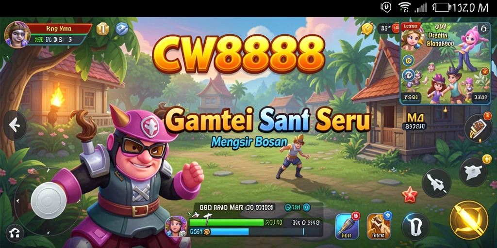 Screenshot dari gameplay CW8888 menampilkan aksi seru dan grafis menyegarkan.