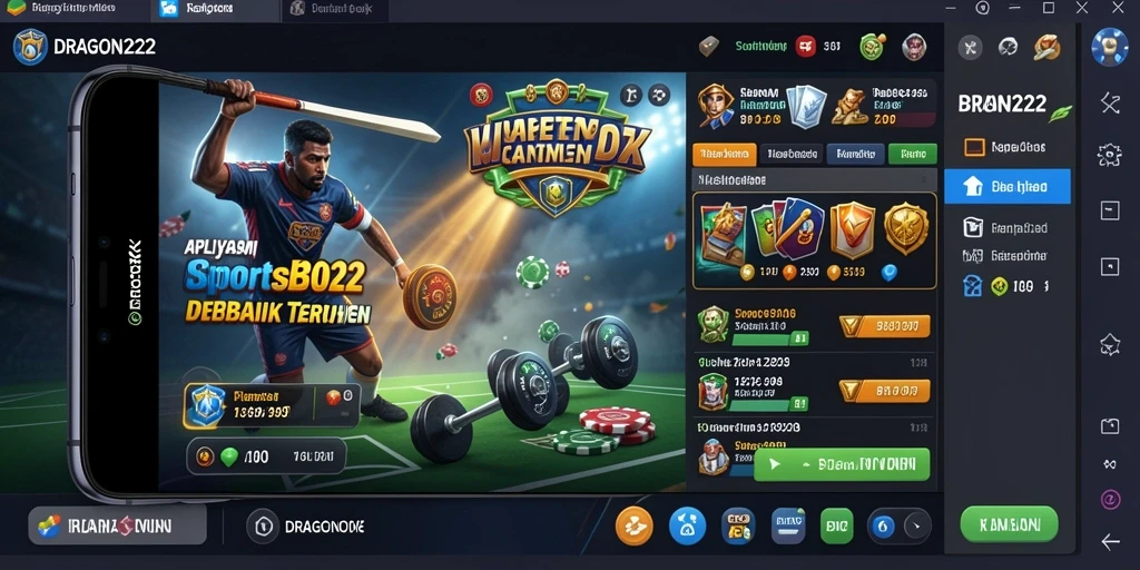 Tampilan utama <strong>DRAGON222</strong> dengan berbagai pilihan taruhan olahraga.