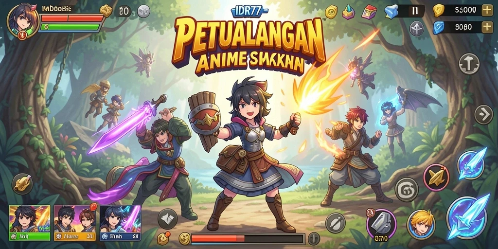 Gameplay seru dan karakter anime yang menarik di IDR77.