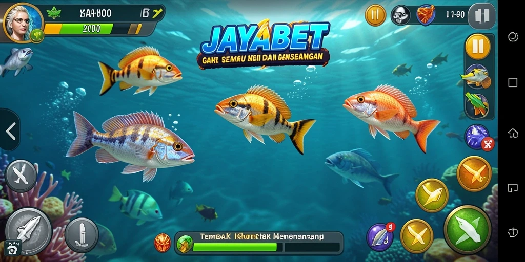 Screenshot gameplay JAYABET yang menampilkan serunya bermain Tembak Ikan.
