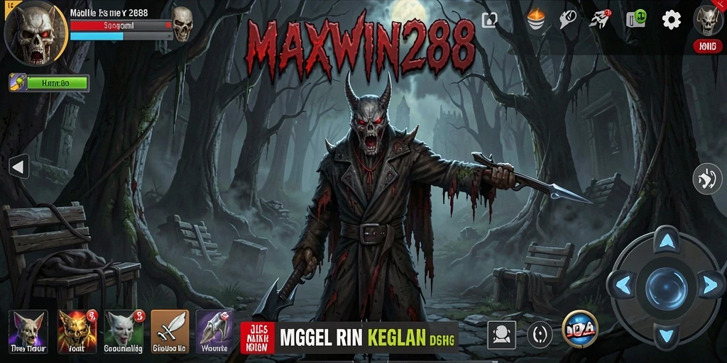 Tangkapan layar gameplay menegangkan dari MAXWIN288.