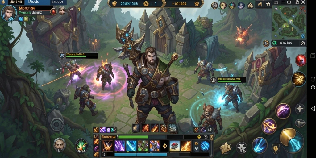 Gameplay seru di dunia MMORPG dengan karakter yang dapat disesuaikan.