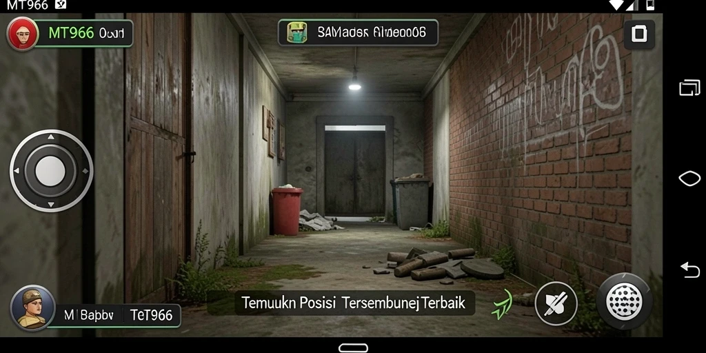 Screenshot gameplay MT966 yang menunjukkan aksi dan strategi seru dalam TPS.