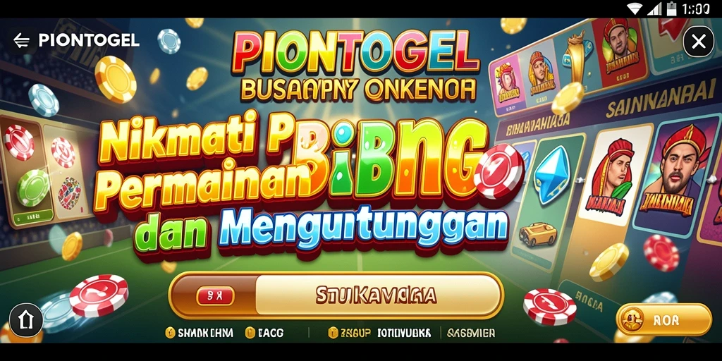 Tampilan gameplay Bingo yang menarik dan interaktif di PIONTOGEL.