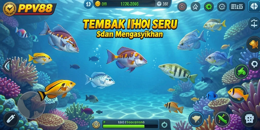 Tampilan utama gameplay PPV88 yang seru dan penuh warna.