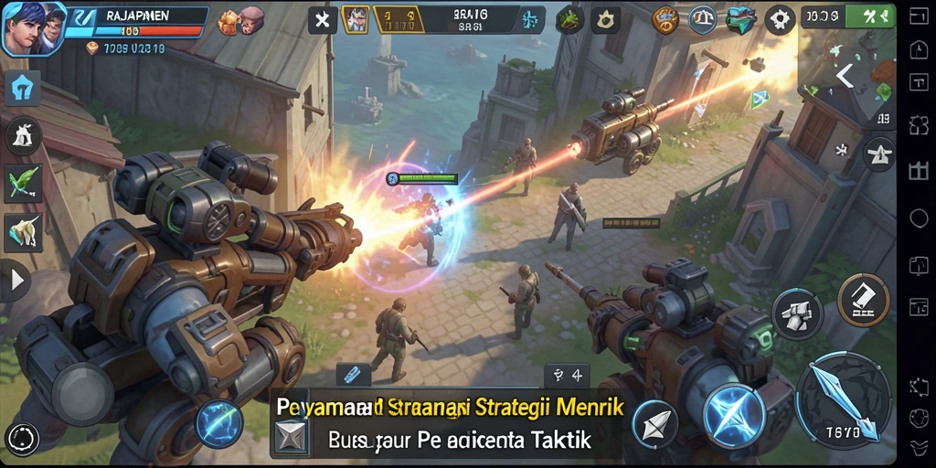 Tampilan menarik dari gameplay strategi RAJAPANEN yang mendebarkan.