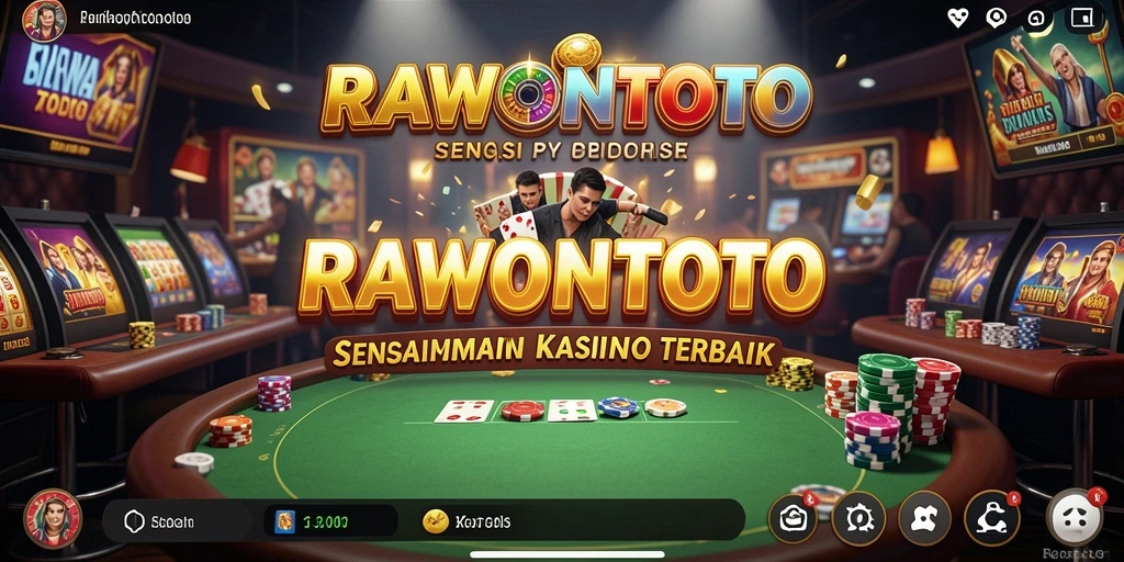 Tampilan gameplay RAWONTOTO yang menarik dalam suasana Kasino.