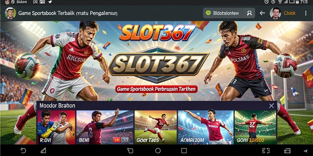 Screenshot SLOT367 menampilkan antarmuka taruhan yang menarik dan interaktif.
