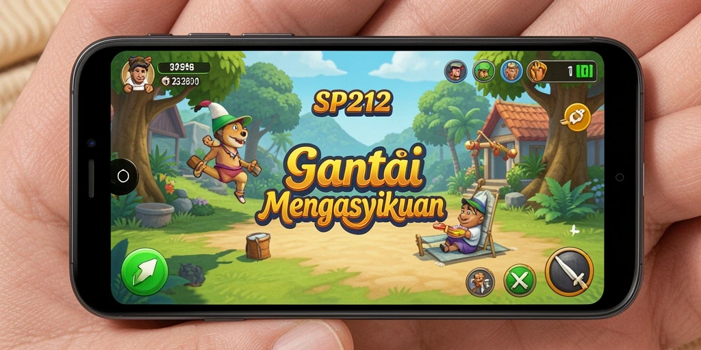 Gameplay SP212 yang santai dan mengasyikkan.