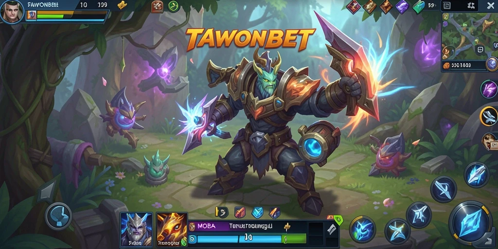 Tampilan gameplay seru dan strategis dalam TAWONBET.