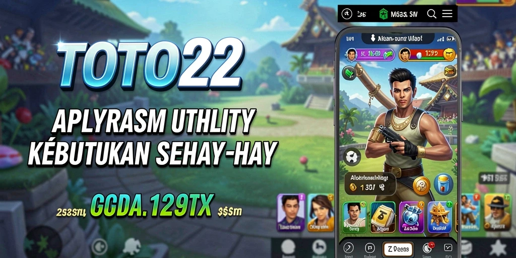 Screenshot utama TOTO22 yang menunjukkan antarmuka aplikasi Utility.