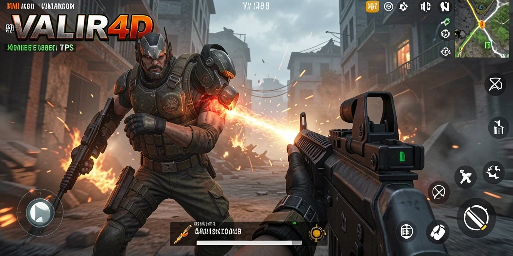 Tampilan gameplay VALIR4D yang penuh aksi dan ketegangan.