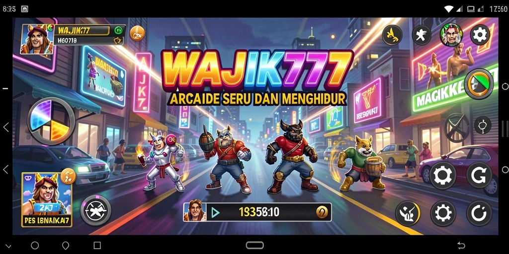 Tangkapan layar WAJIK777 menampilkan gameplay Arcade yang mengasyikkan.